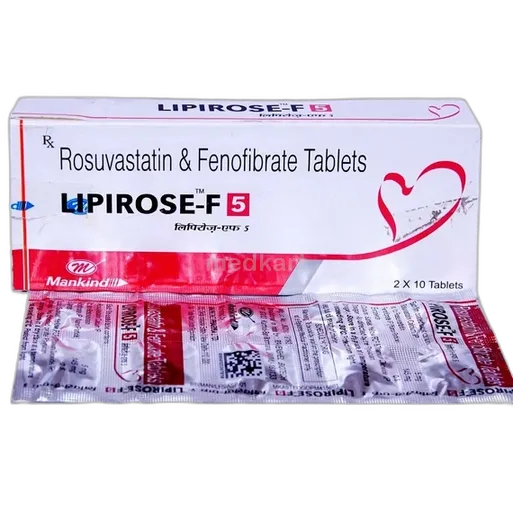 lipirose f 5mg tablet 10's